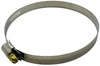 Stainless Steel Hose Clamp, 4" x 5", 1/4" Screw Head, 5/16" Band Width, CL4