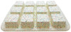 Trudeau Confetti Structure Silicone, 12-Cavity Brownie Mold, 05120125