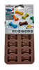 Trudeau Silicone, Set of 2, 12-Cavity Dog Bone Molds, 05119223