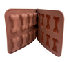 Trudeau Silicone, Set of 2, 12-Cavity Dog Bone Molds, 05119223