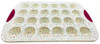 Trudeau Confetti Structure Silicone, 24-Cavity Mini Muffin Mold, 05118554