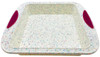 Trudeau Confetti Structure Silicone 8" x 8" Square Cake Pan, 05118556