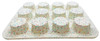 Trudeau Confetti Structure Silicone, 12-Cavity Muffin Mold, 05118553
