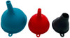 Trudeau Set of 3 Silicone Funnels, 0519053