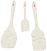 Trudeau Confetti Patterned Silicone, Set of 3, Spatulas, 05118659