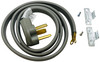 Electrical Dryer 5' Power Cord, 30 Amp, 3 Prong Wire 10 AWG, 125/250V, SDC3-30-5