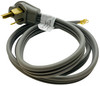 Electrical Dryer 5' Power Cord, 30 Amp, 3 Prong Wire 10 AWG, 125/250V, SDC3-30-5