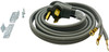 Electrical Dryer 6' Power Cord, 30 Amp, 3 Prong Wire 10 AWG, 125/250V, SDC3-30-6