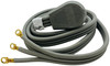 Electrical Dryer 6' Power Cord, 30 Amp, 3 Prong Wire 10 AWG, 125/250V, SDC3-30-6