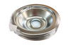 Small 6" Chrome Drip Bowl Tray 6-Pack fits GE, WB31K10265, WB32X5075, WB31M16