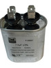 20007 - Single Run Capacitor, Oval, 7.5 Mfd., 370/440 Volt