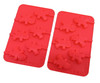Trudeau 2-Pk Silicone Gingerbread Boy/Girl Lollipop Molds, 6-Cavity, 05117526