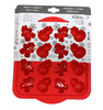Trudeau Structure Silicone Snowman/Gingerbread Cupcake Pan, 16-Cavity, 05120005