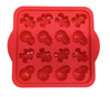 Trudeau Structure Silicone Snowman/Gingerbread Cupcake Pan, 16-Cavity, 05120005