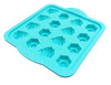 Trudeau Structure Silicone Snowflake/X-Mas Tree Cupcake Pan, 16-Cavity, 05121176