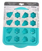 Trudeau Structure Silicone Snowflake/X-Mas Tree Cupcake Pan, 16-Cavity, 05121176