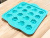 Trudeau Structure Silicone Snowflake/X-Mas Tree Cupcake Pan, 16-Cavity, 05121176