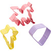 2308-0-0295 - Wilton 3 Pc Unicorn, Magic Wand and Diamond Cookie Cutter Set