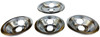 Deep Bowl Drip Pans, 4 Pack, fits GE (3x-6" WB31X5010 & 1x-8" WB31X5011)