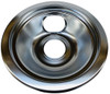 Deep Bowl Drip Pans, 4 Pack, fits GE (3x-6" WB31X5010 & 1x-8" WB31X5011)