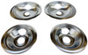 Deep Bowl Drip Pans, 4 Pack, fits GE (2x-6" WB31X5010 & 2x-8" WB31X5011)