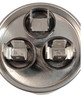 Dual Run Capacitor, Round, 30+5 Mfd., 370/440 Volt, 50/60 Hz, 28316