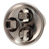 Dual Run Capacitor, Round, 30+5 Mfd., 370/440 Volt, 50/60 Hz, 28316