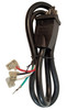 Evaporator Cooler (Swamp Cooler) 115V/15A, 36" 14 Gauge 2 Speed Motor Plug, 7546