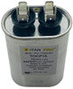 Packard Titan Pro 440/370V Motor Run Capacitor, Oval, 15 Mfd, TOCF15