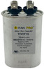 Packard Titan Pro 440/370V Motor Run Capacitor, Oval, 15 Mfd, TOCF15