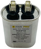 Packard Titan Pro 440/370V Motor Run Capacitor, Oval, 10 Mfd, TOCF10