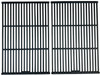 Gas Grill Cast Iron Cooking Grid, 2 pcs, for Brinkmann & Others, 66662