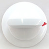 Dryer Timer Knob, White, for General Electric, AP2042269, PS266954, WE1X1263
