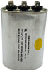 Dual Run Capacitor, Oval, 35 + 3 Mfd., 370 Volt, CD35+3X370