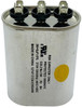 Dual Run Capacitor, Oval, 30 + 5 Mfd., 370 Volt, CD30+5X370