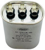 Dual Run Capacitor, Oval, 25 + 5 Mfd., 440 Volt, CD25+5X440