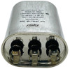 Dual Run Capacitor, Oval, 25 + 5 Mfd., 440 Volt, CD25+5X440