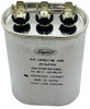 Dual Run Capacitor, Oval, 25 + 5 Mfd., 440 Volt, CD25+5X440