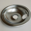 Large 8" Chrome Drip Bowl Tray for General Electric, WB32X5076, WB31M15