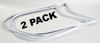 12550116Q - 2-Pack Freezer Door Gasket for Amana and GE