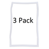 3 Pk, Freezer Door Gasket for Amana, Maytag, AP4013373, PS2007704, 12550112Q