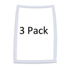 3 Pk, Freezer Door Gasket for General Electric, AP4435756, WR24X10228