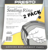 2 Pk, Presto Pressure Cooker Sealing Ring Gasket For 6 Qt, 09902