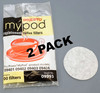 2 Pk, Presto MyPod Replacement, 100 ct, Coffee Filters, 09993