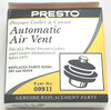 3 Pk, Presto Pressure Cooker Automatic Air Vent 09911