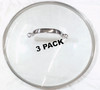 3 Pk, Presto Glass Cover For Stainless Steel Electric Skillets, 85791