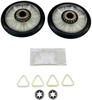 2 Pk, Dryer Drum Roller Kit for Whirlpool, AP3098345, PS347627, 349241T