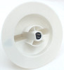 3 Pk, Dryer Timer Knob, White, for General Electric, AP3995164, WE1M652
