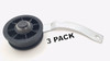3 Pk, Dryer Idler Pulley for Maytag, Magic Chef AP4046792, PS2039604, 37001287