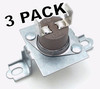 3 Pk, Dryer Thermal Fuse Kit for Whirlpool, Maytag, AP6009129, WP40113801